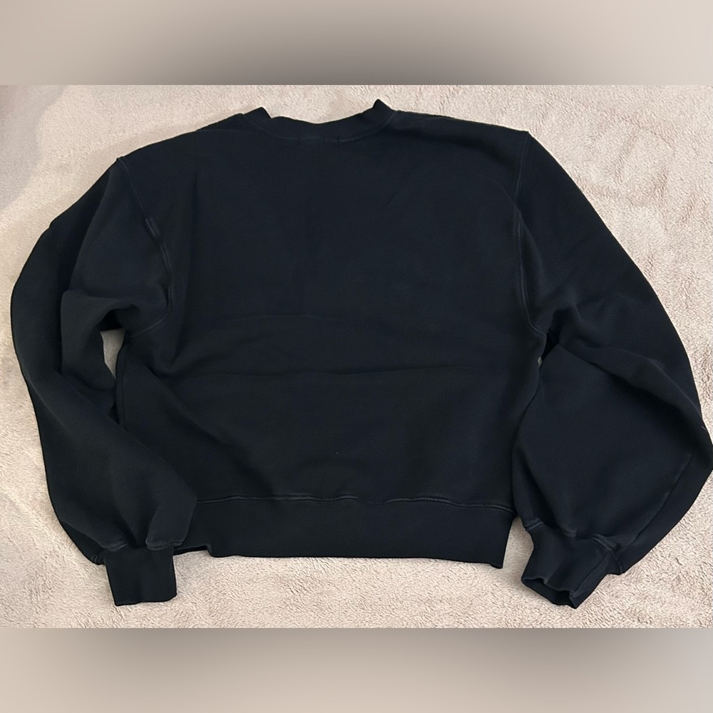 🔥AGOLDE Deep V-Neck Black Sweatshirt🔥 - Picture 4 of 7